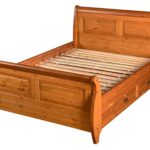 Łóżko białe dwuosobowe w stylu klasycznym ANADI