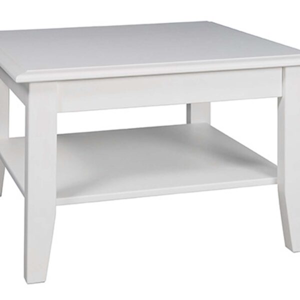 Drewniana biała ława INGRID