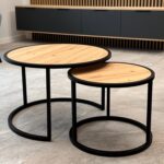 Zestaw Stoliki Nowoczesne Industrialne – Loft
