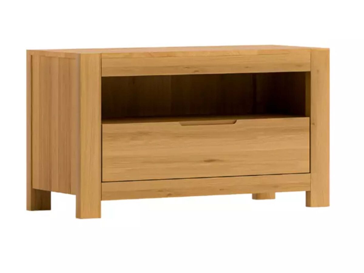 Szafka RTV Wąska Drewniana – Lunaro 40