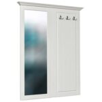 Panel z wieszakami i lustrem do przedpokoju INGRID