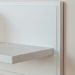 Klasyczna biała półka drewniana ANADI