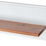 Klasyczna biała półka drewniana ANADI