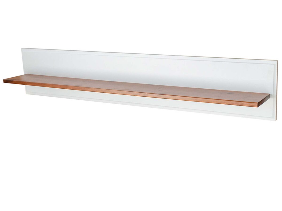 Klasyczna biała półka drewniana ANADI
