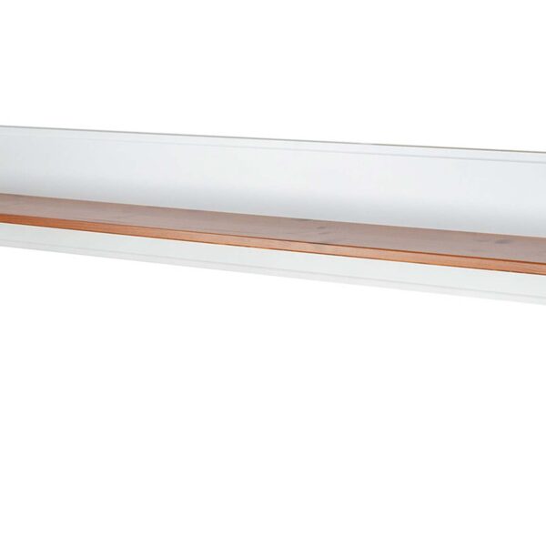 Klasyczna biała półka drewniana ANADI