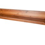 Klasyczna biała półka drewniana ANADI