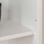 Biały regał biblioteczka sosnowa ANADI