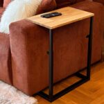 Stolik Pomocniczy Regulowany Drewniano-Metalowy – Metron