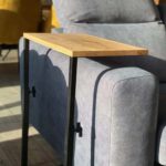 Stolik Pomocniczy Regulowany Drewniano-Metalowy – Metron