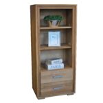 Niski Regał Słupek Dębowy ALAMOS