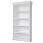 Biały regał biblioteczka sosnowa ANADI