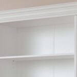 Biały regał biblioteczka sosnowa ANADI