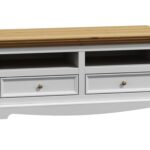 Klasyczna biała szafka RTV INGRID