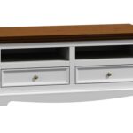 Klasyczna biała szafka RTV INGRID