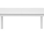 Stół rozkładany biały z drewna litego INGRID