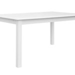 Stół rozkładany biały z drewna litego INGRID