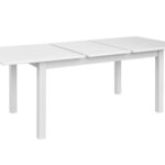 Stół rozkładany biały z drewna litego INGRID