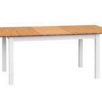 Stół rozkładany biały z drewna litego INGRID