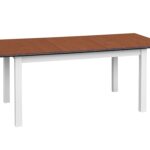 Stół rozkładany biały z drewna litego INGRID