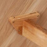 Owalny stolik kawowy z drewna Basic