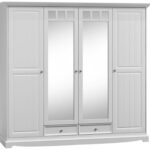 Czterodrzwiowa szafa drewniana INGRID