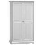 Klasyczna szafa biała dwudrzwiowa INGRID