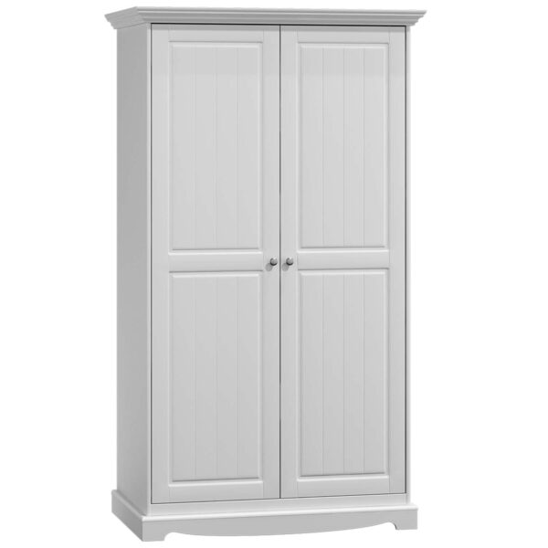 Klasyczna szafa biała dwudrzwiowa INGRID