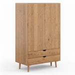 Szeroka Szafa Dębowa Lina