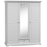 Drewniana szafa z lustrem vintage INGRID