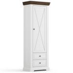 Drewniana Wąska Szafa Natura Classica