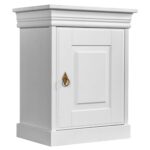 Biała szafka nocna na styl prowansalski ANADI