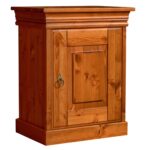 Biała szafka nocna na styl prowansalski ANADI