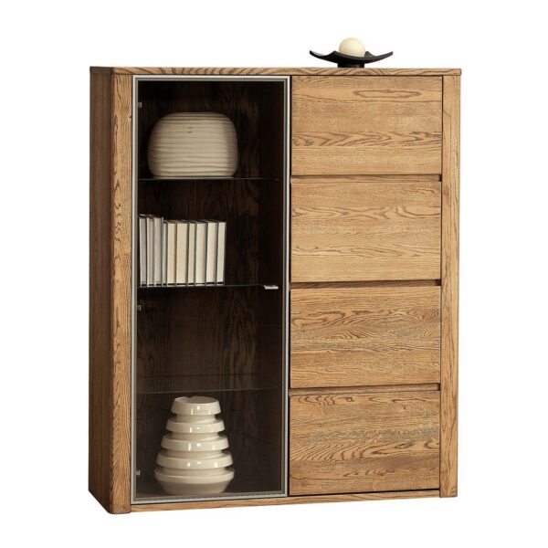 Witryna drewniana przeszklona Minos