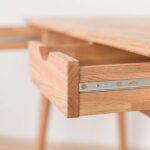 Drewniana toaletka biurko z szufladami Lina 2