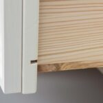 Klasyczna biała szafka RTV INGRID