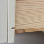 Komoda z przeszklonymi drzwiczkami INGRID