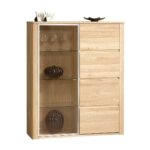 Witryna drewniana przeszklona Minos