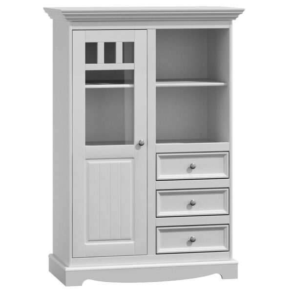 Mała witryna z litego drewna INGRID