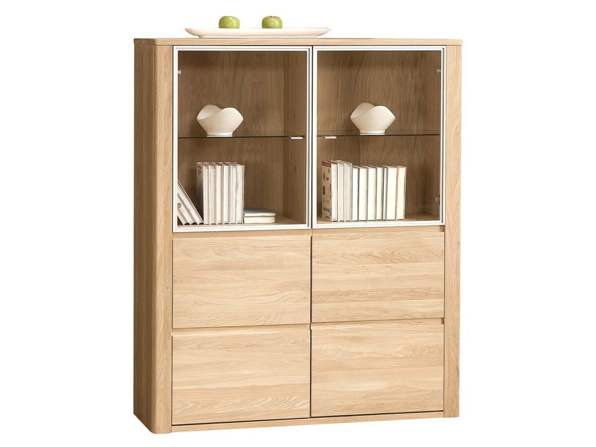 Witryna dębowa na szkło Minos