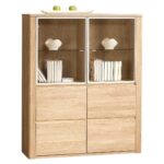 Witryna dębowa na szkło Minos