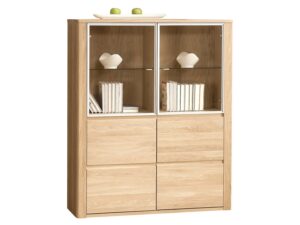 Witryna dębowa na szkło Minos