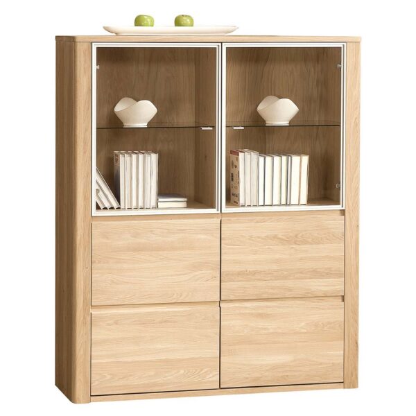 Witryna dębowa na szkło Minos