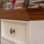 Biurko drewniane podwójne INGRID