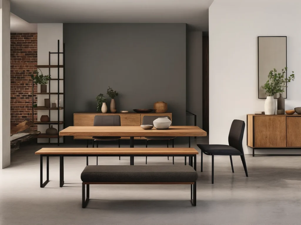 Meble drewniane w stylu loft — jak połączyć drewno z metalem?