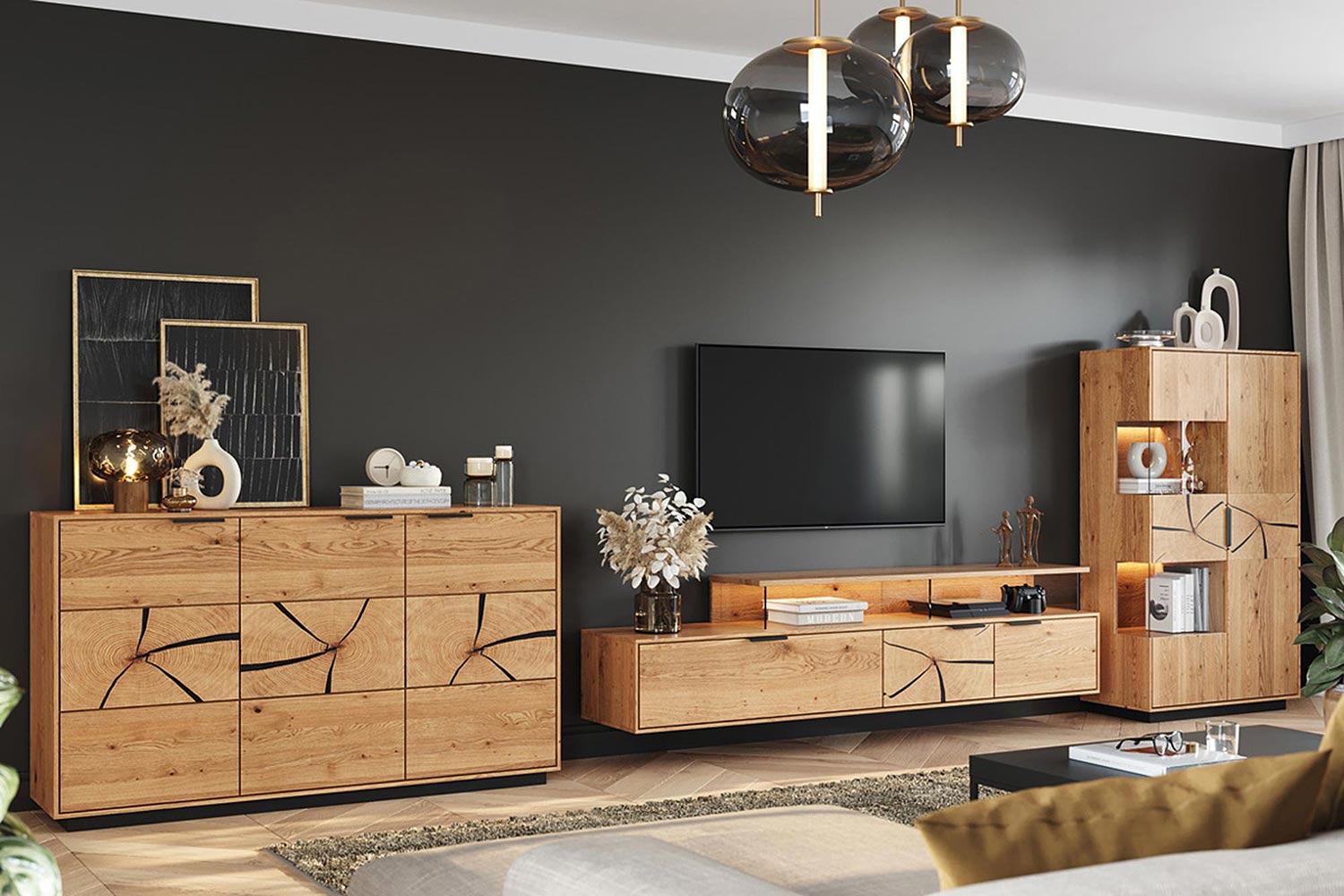 Kolekcja Loftwood – Salon industrialny