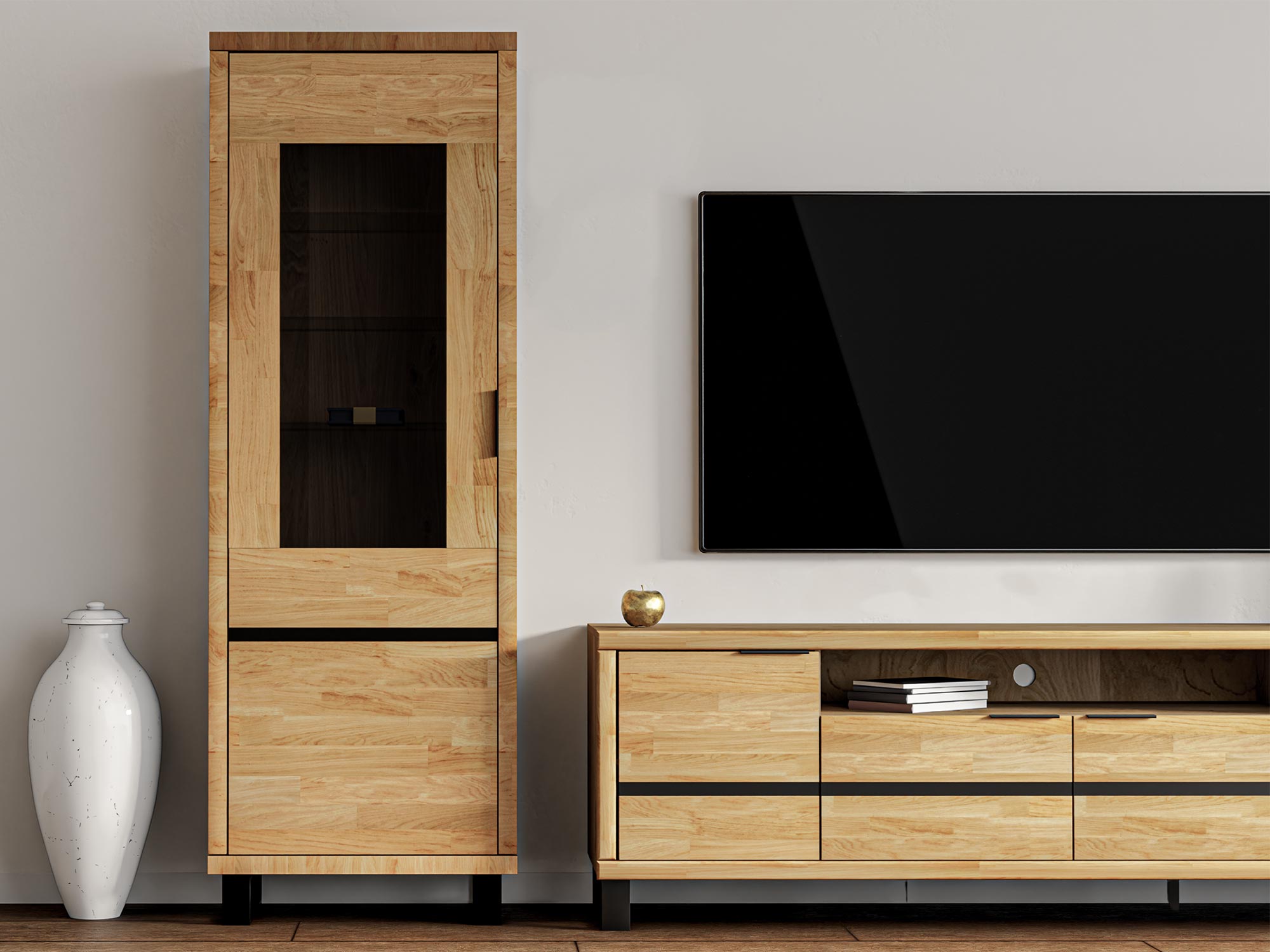 Nowoczesny salon w stylu loft