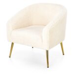Fotel baranek Softelio 77 cm kremowy