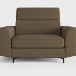 Fotel tapicerowany Retrella 100 cm w stylu retro – zdjęcie 7
