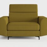 Fotel tapicerowany Retrella 100 cm w stylu retro – zdjęcie 8