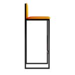 Hoker tapicerowany Hokvero 105 cm czarny stelaż – zdjęcie 4
